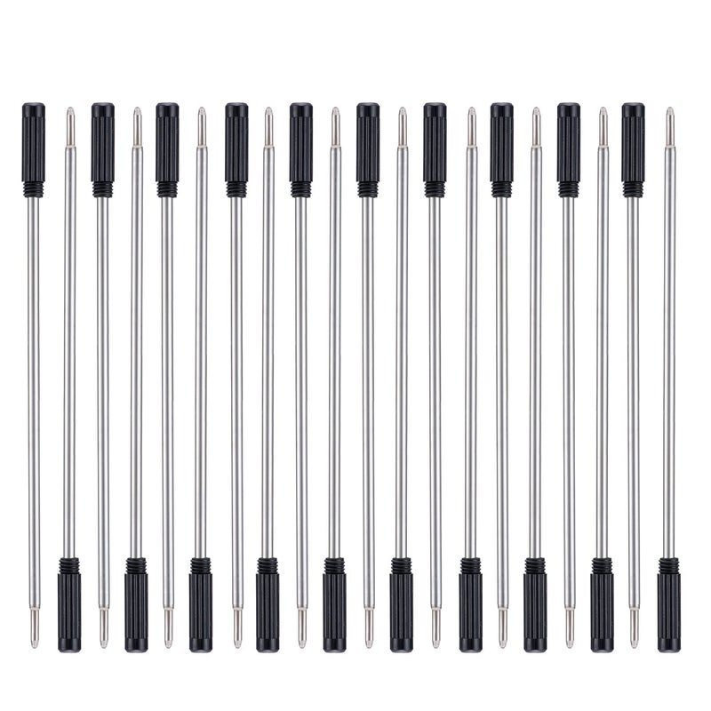Wikult 20 Pieces Wikult Black Ballpoint Refill Compatible with Cross Pen, 1.0mm Medium Point, Smooth Writing German Ink Replaceable Refills for Your Pen - Image 1